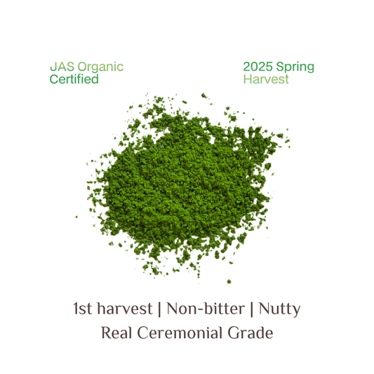 Organic ceremonial matcha HARU +Whisk